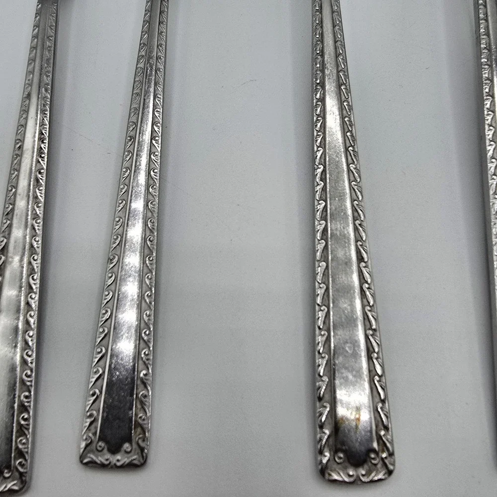 Vtg Lot of 11‎ WATERTOWN Mid-Century Stainless Steel Flatware Japan Spoon Fork +
